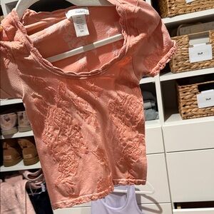 Altar'd State Kids Peach Short Sleeve Tee